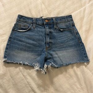 Universal Thread High Rise short shorts‎ Size 4 Brushed denim cut offs like new